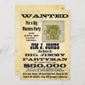 西洋のパーティー欲しいポスター招待状カード 招待状 (正面/裏面)