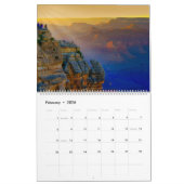 西洋の国立公園 カレンダー (2月 2026)