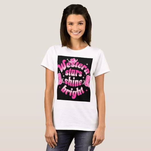 西洋の星は輝く Tシャツ (正面フル)