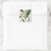 西洋わさびは、「好奇心が強い草」からの415を、puめっきします スクエアシール (バッグ)