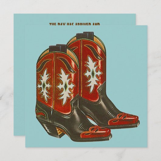 西洋をテーマにしたパーティの招待状〜 EZ2カスタマイズ 招待状 (正面/裏面)