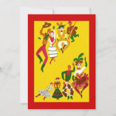 西洋をテーマにしたパーティの招待状〜 EZ2カスタマイズ 招待状 (正面)