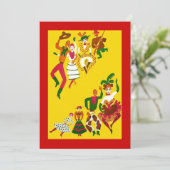 西洋をテーマにしたパーティの招待状〜 EZ2カスタマイズ 招待状 (スタンド正面)