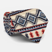 西洋クールの刺繍タイル模様 ネクタイ (ロール)