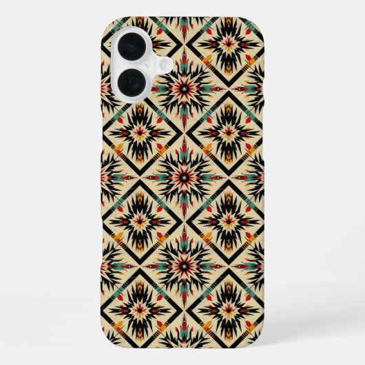 西洋タイル柄の愛好家 iPhoneケース (裏面)