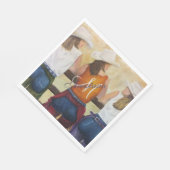 西洋パーティーモノグラム スタンダードランチョンナプキン (角)