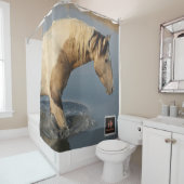 西洋写真シャワーカーテンワイルドピント シャワーカーテン (インサイチュ)