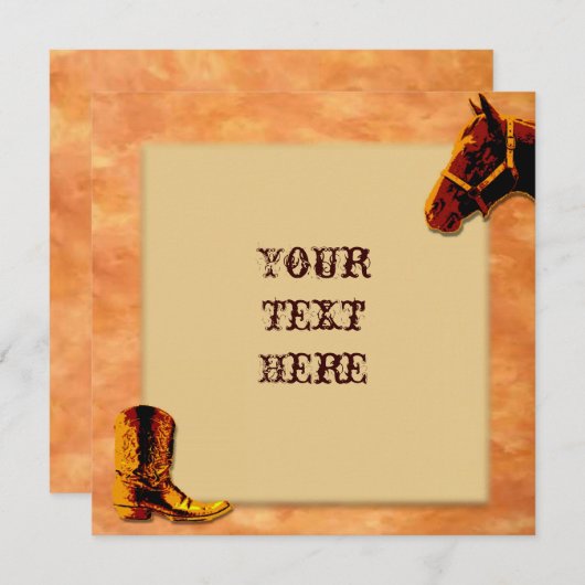 西洋招待状 招待状 (正面/裏面)