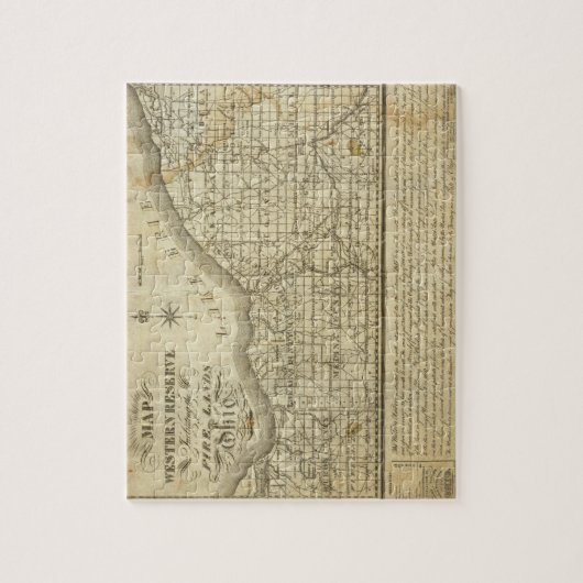 西洋準備地図 ジグソーパズル (縦)