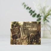 西洋移おもしろい動新住所ファームワ素朴ゴン 案内ポストカード (スタンド正面)