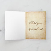 西洋結婚式招待状 招待状 (内部)