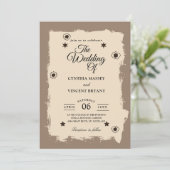 西洋結婚式招待状 招待状 (スタンド正面)