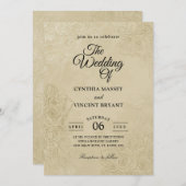 西洋結婚式招待状 招待状 (正面/裏面)