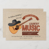 西洋音楽 招待状 (正面/裏面)