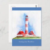 西洋風のカスタマイズ可能なあいさつ葉書 ポストカード (正面/裏面)