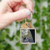 西洋風の眺め地中海の キーホルダー (手)