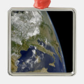 西洋風の眺め地中海の メタルオーナメント (正面)