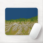 西海岸に沿ったアルパイン断層 マウスパッド (マウス)