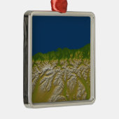 西海岸に沿ったアルパイン断層 メタルオーナメント (右)