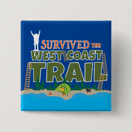 西海岸のトレイル生き延び、私は西海岸歩道 缶バッジ