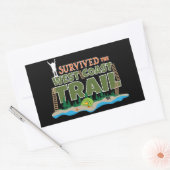 西海岸のトレイル生き延び、私は西海岸歩道 長方形シール (封筒)