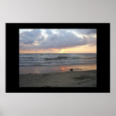 西海岸の夕日 ポスター (正面)