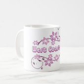 西海岸の振動規則 コーヒーマグカップ (正面左)