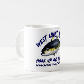 西海岸の釣り人-コーヒー・マグ コーヒーマグカップ (正面左)