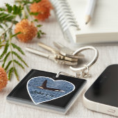 西海岸キラークジラ"ジョン・コー"オルカ キーホルダー (正面右)