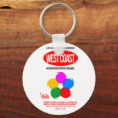 西海岸グラフィティ キーホルダー (正面)