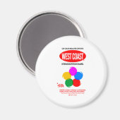 西海岸グラフィティ マグネット (正面/裏面)