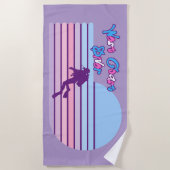 西海岸トランスダイバー ビーチタオル (正面)