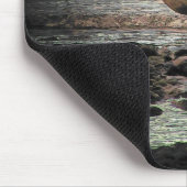 西海岸ビーチのカモメ マウスパッド (コーナー)