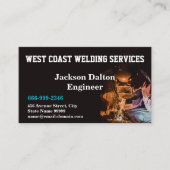 西海岸溶接サービス 名刺 (正面)