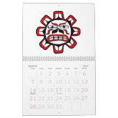 西海岸2013年の   精神 カレンダー (3月 2027)