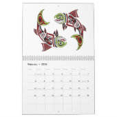 西海岸2015年の精神 カレンダー (2月 2026)