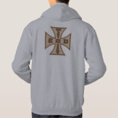 西海岸EODのフード付きスウェットシャツ パーカ (裏面)