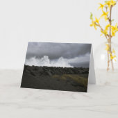 西港のキングタイド波 カード (黄色い花)