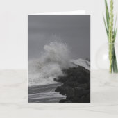 西港のキングタイド波 カード (正面)