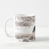西砂漠の野生馬 コーヒーマグカップ (左)
