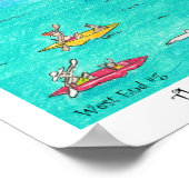 西端のハート#5、ロアタン、ホンジュラス ポスター (角)