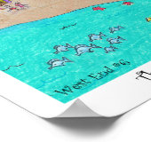 西端のハート#6、ロアタン、ホンジュラス ポスター (角)