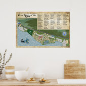 西素晴らし戦争の地図 ポスター (キッチン)