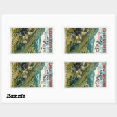 西素晴らし部鉄道 長方形シール (シート)