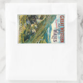 西素晴らし部鉄道 長方形シール (バッグ)