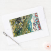 西素晴らし部鉄道 長方形シール (封筒)