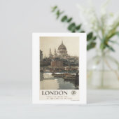 西素晴らし鉄道聖ポール旅行ポスター ポストカード (スタンド正面)