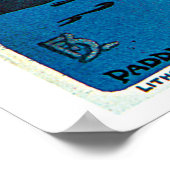 西素晴らし鉄道、アイルランドへのルートヴィンテージ ポスター (角)