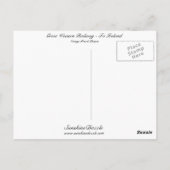 西素晴らし鉄道 – アイルランド ポストカード (裏面)