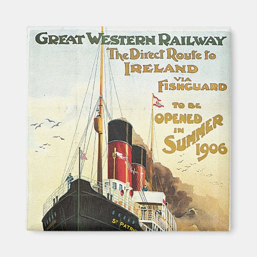 西素晴らし鉄道 – アイルランド マグネット (正面)